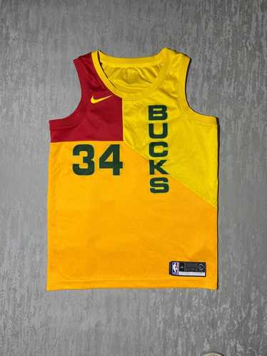 NBA × Nike Nike NBA Jersey Milwaukee 34 Bucks M An