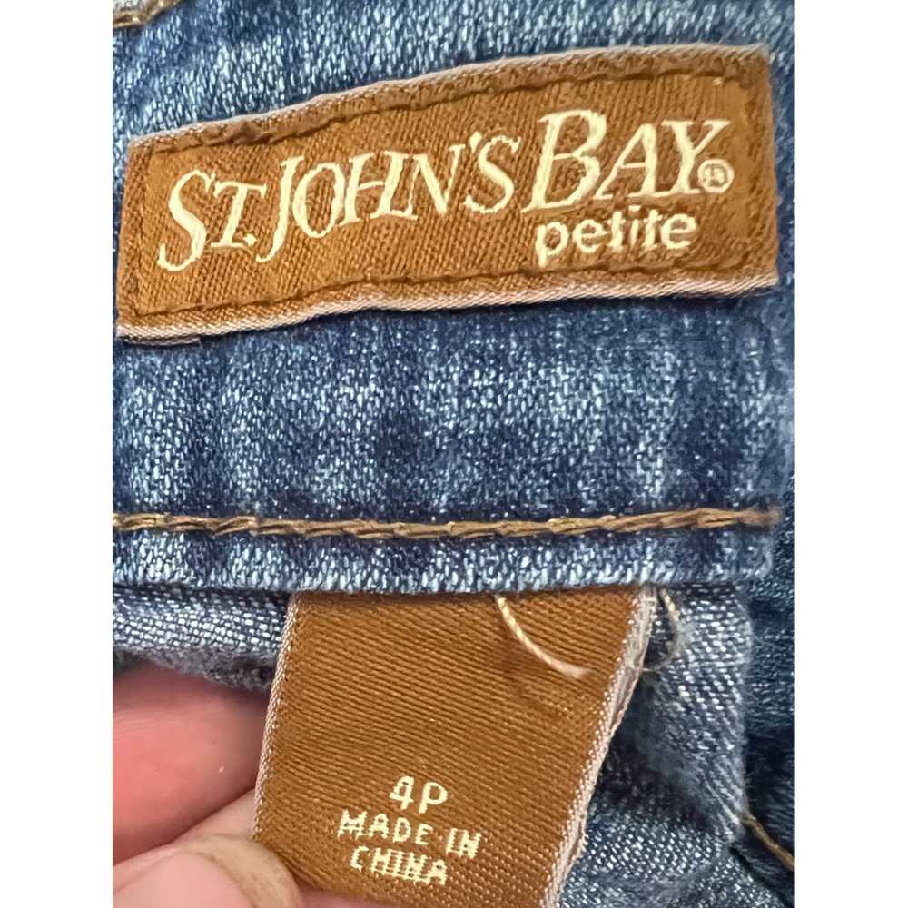 St. Johns Bay St. John's Bay Denim Capri Jeans Sz… - image 3