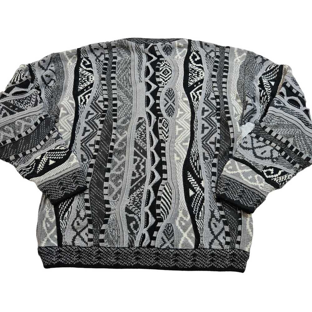 Protege Vintage Black 3D Knit Patchwork Coogie St… - image 3