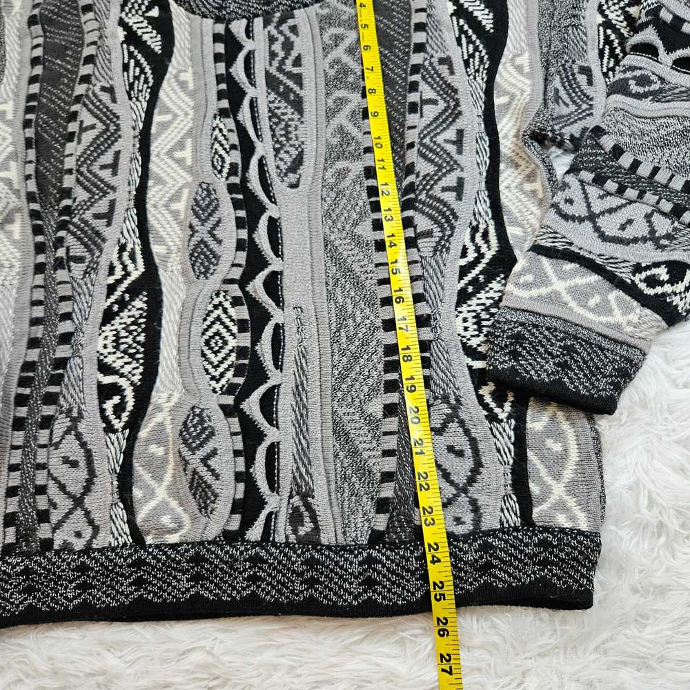 Protege Vintage Black 3D Knit Patchwork Coogie St… - image 4