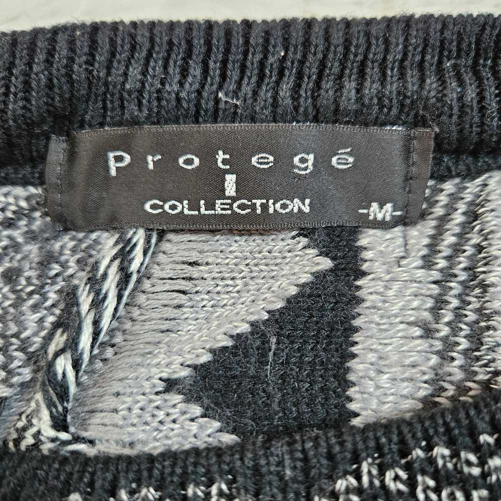 Protege Vintage Black 3D Knit Patchwork Coogie St… - image 6