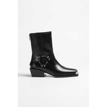 Aeyde Wayne Ring-Detailed Leather Boots Size 39 IT - image 1