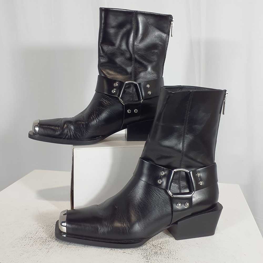 Aeyde Wayne Ring-Detailed Leather Boots Size 39 IT - image 2