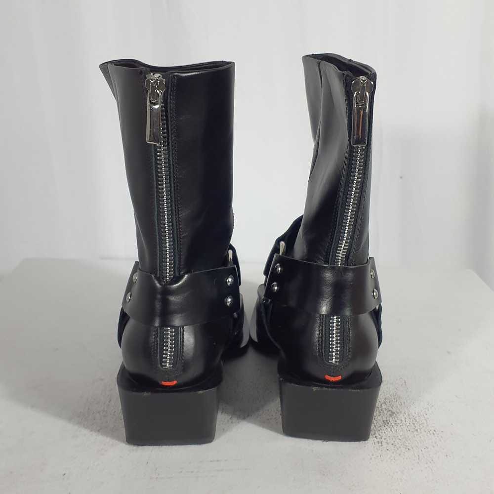 Aeyde Wayne Ring-Detailed Leather Boots Size 39 IT - image 4