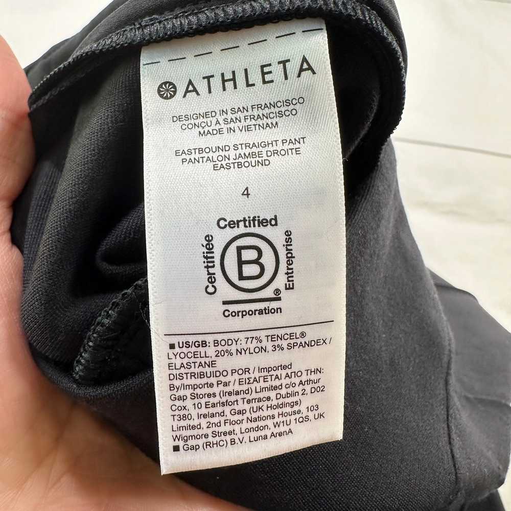 Athleta Pants Womens 4 Black Eastbound Straight L… - image 5