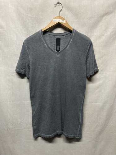 Designer × Thom Krom Thom Krom V Neck Charcoal Tee