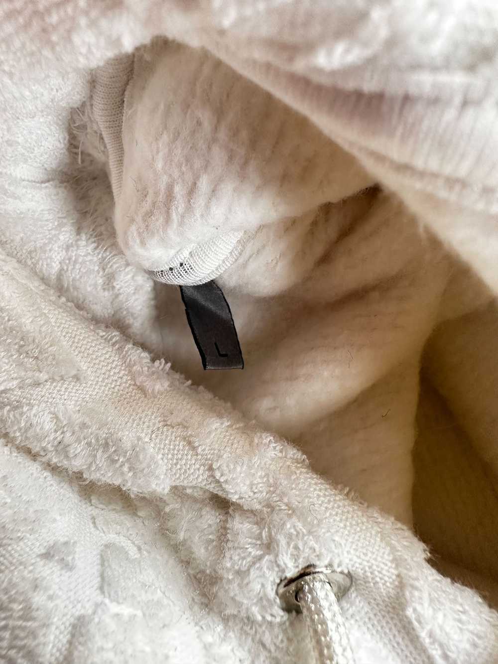 Dior Dior White Oblique Towel Hoodie - image 4