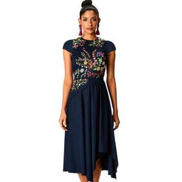 Eshakti Wayward Fancies Floral Embroidered Dress - image 1
