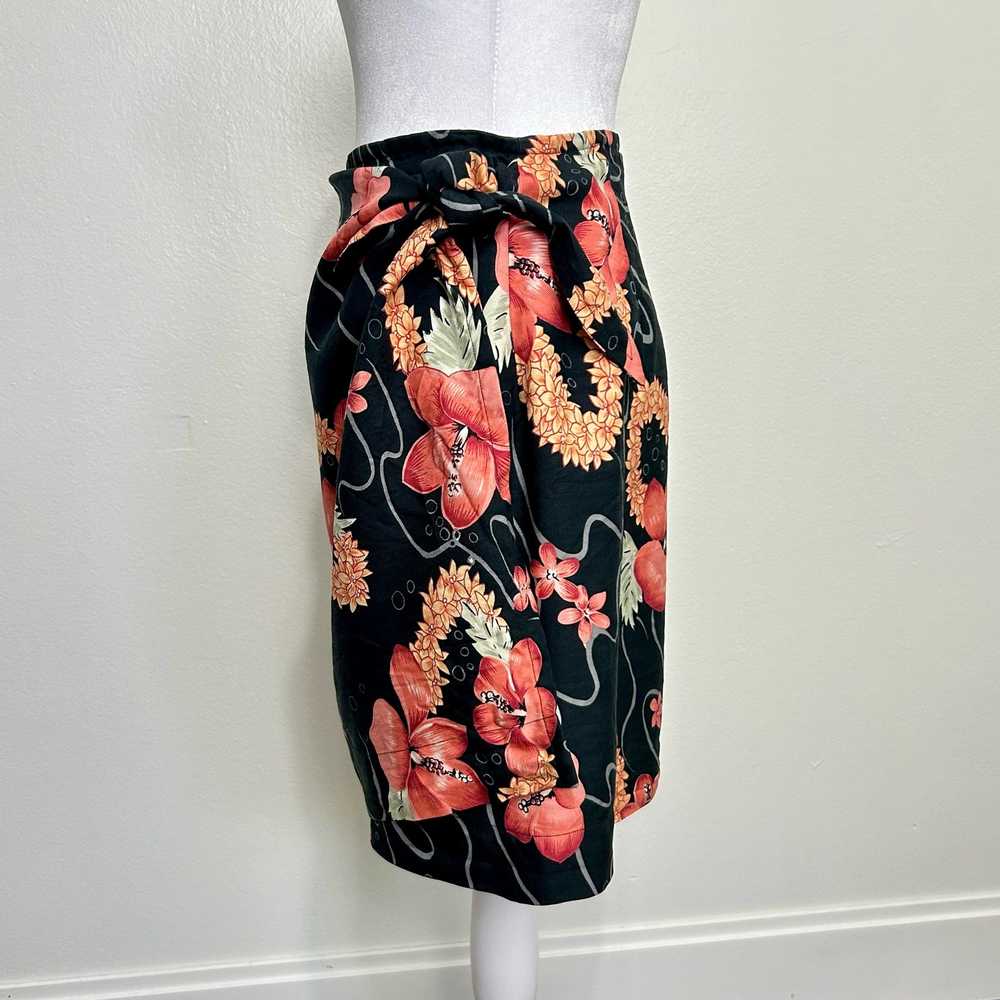 Tommy Bahama Womens Small Silk Wrap Skirt Tropica… - image 6