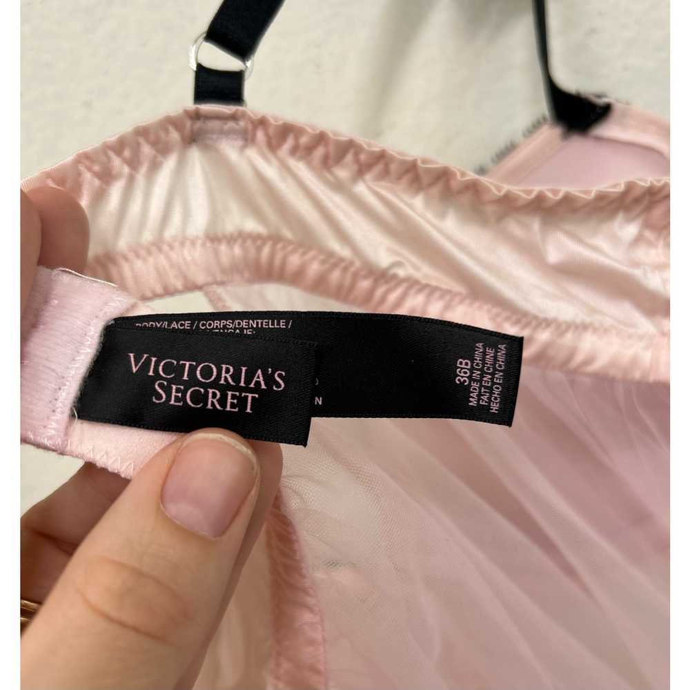 Victoria’s Secret 36B Sexy Pink Babydoll Lingerie - image 4