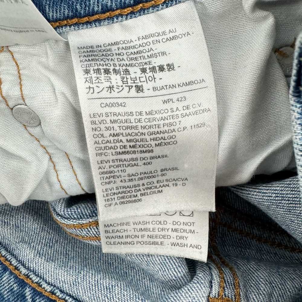 Levi's 501 Premium Denim Cropped Jean Five Pocket… - image 11