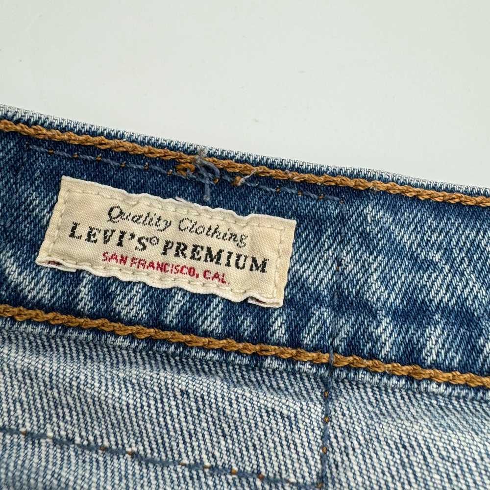 Levi's 501 Premium Denim Cropped Jean Five Pocket… - image 6