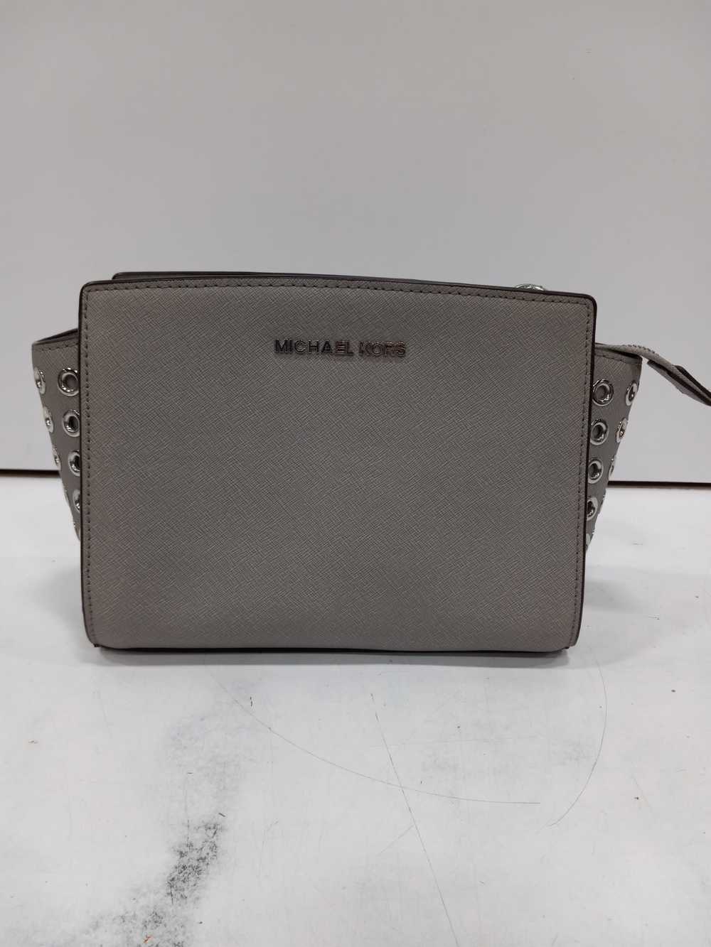 Michael Kors Selma Grey Leather Handbag - image 2