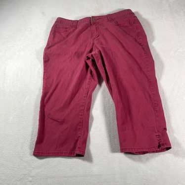 Avenue Avenue Capri Jeans 14 Womens Pink Hiking C… - image 1