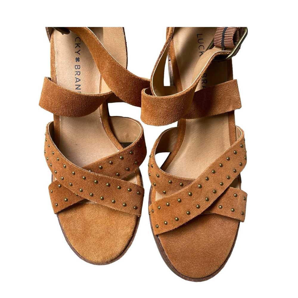 Lucky Brand Kelsey Heel Sandal Size 7.5 Open Toe … - image 11