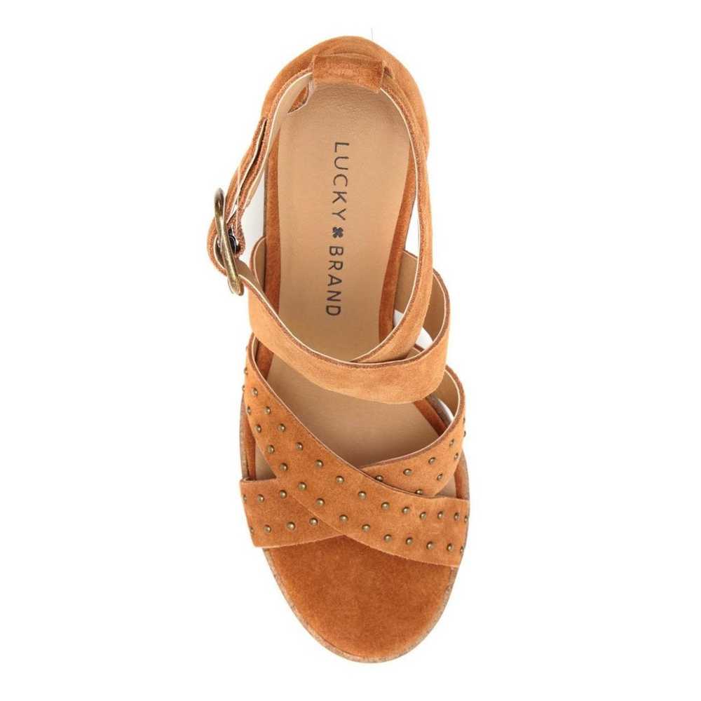 Lucky Brand Kelsey Heel Sandal Size 7.5 Open Toe … - image 2