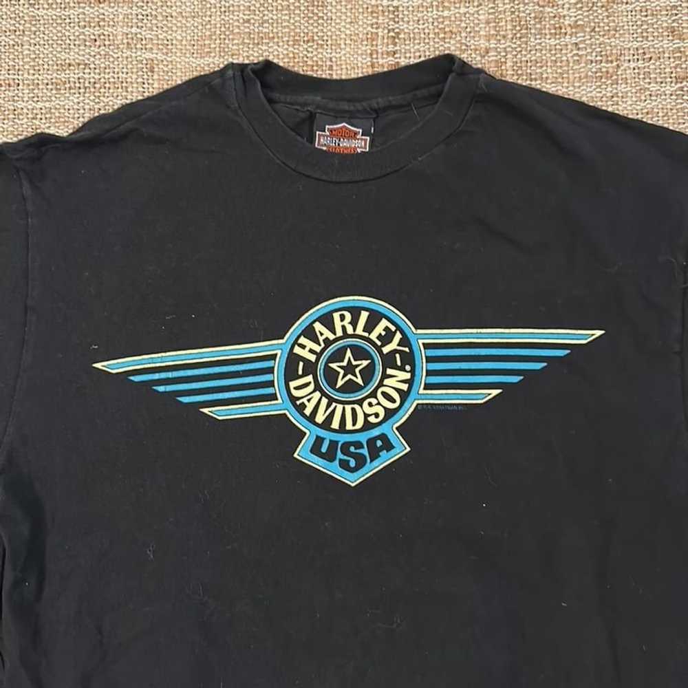 1990 Vintage Harley Davidson TShirt Large - image 3