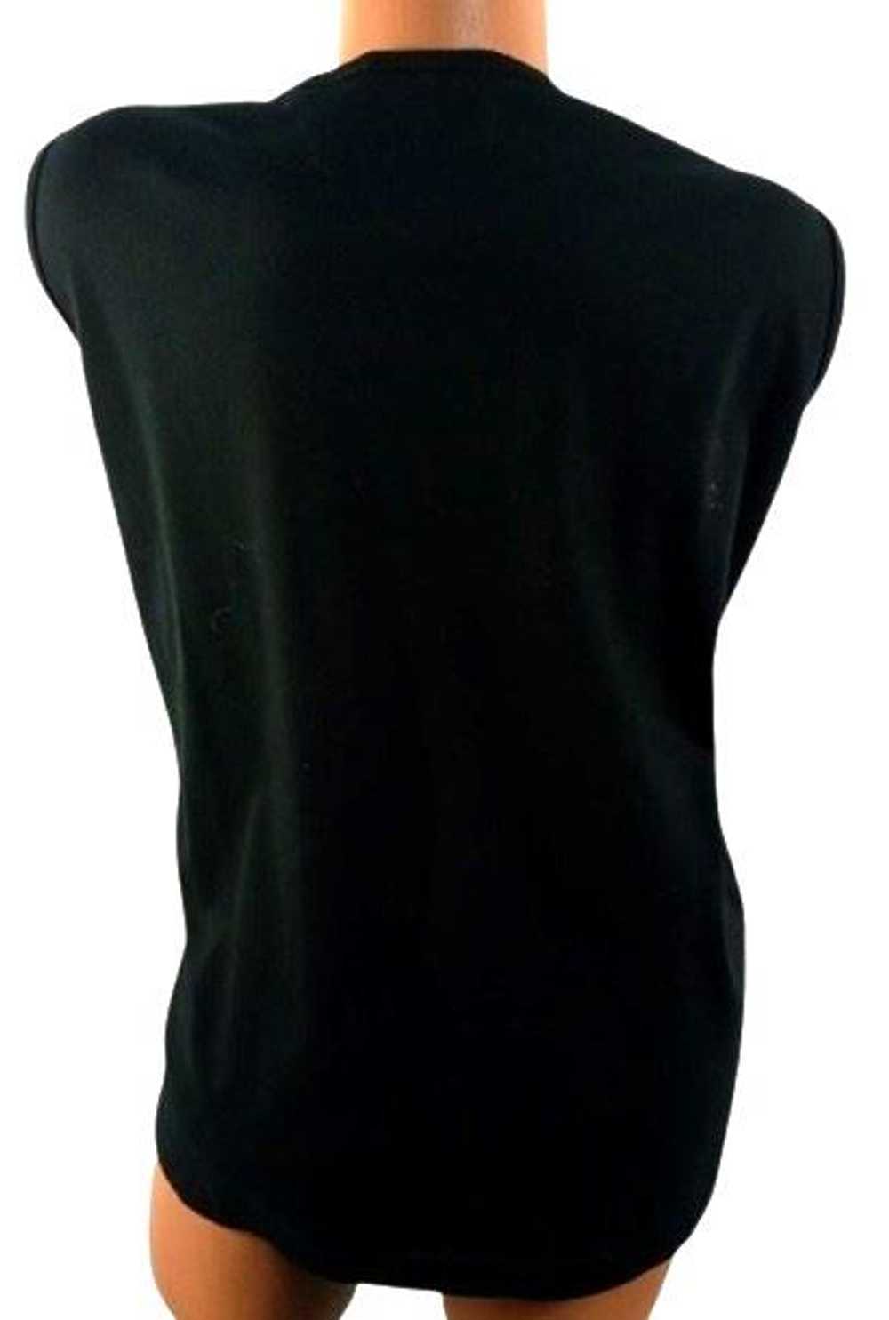 Basic editions black scoop neck women's sleeveles… - image 2