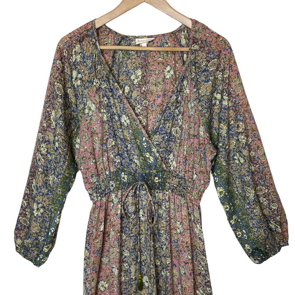 Boemo Anthropologie Anthro Floral Tiered Boho Max… - image 2