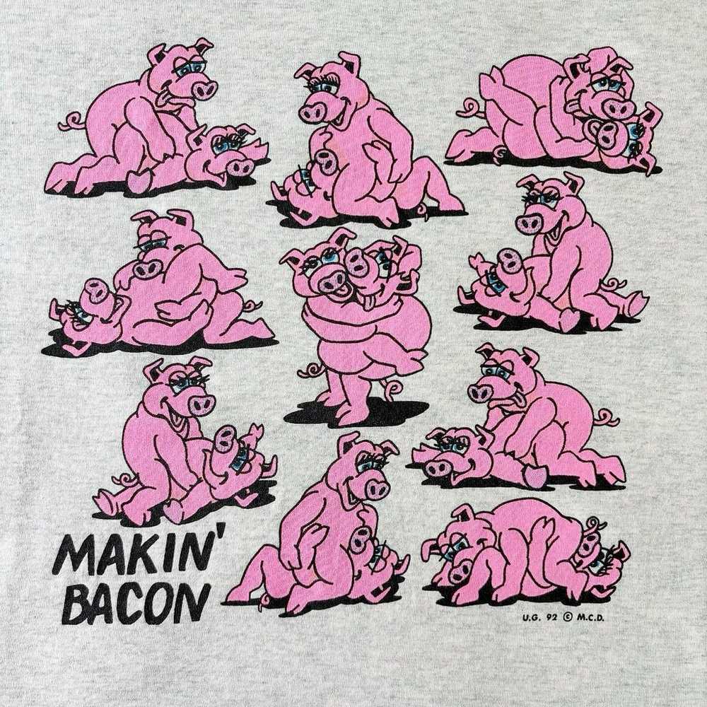 Vintage 1992 Pig Makin’ Bacon Humor Sex Parody Si… - image 4