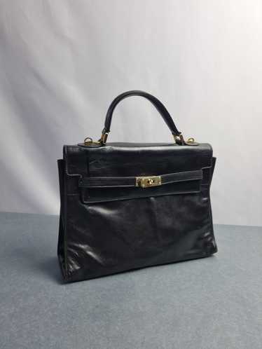Leather × Luxury × Vintage Astor Leather Bag Herm… - image 1