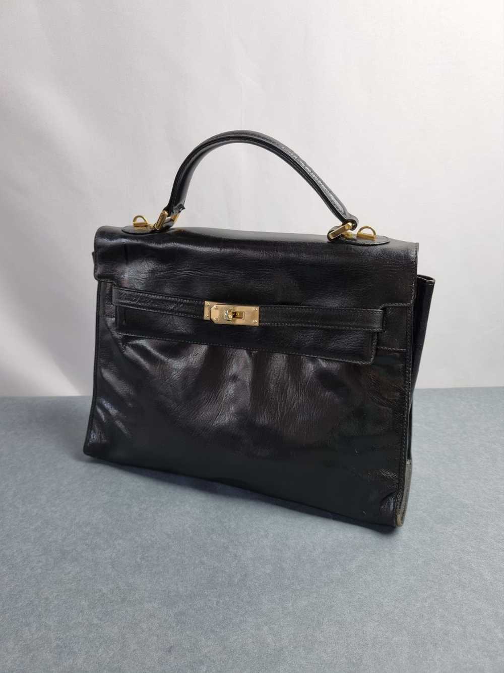 Leather × Luxury × Vintage Astor Leather Bag Herm… - image 5