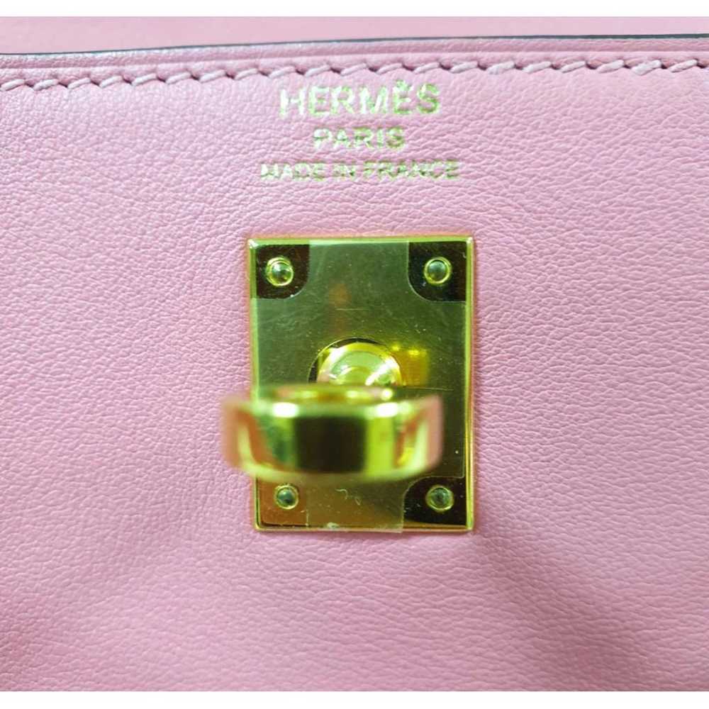 Hermès Kelly 25 leather handbag - image 9
