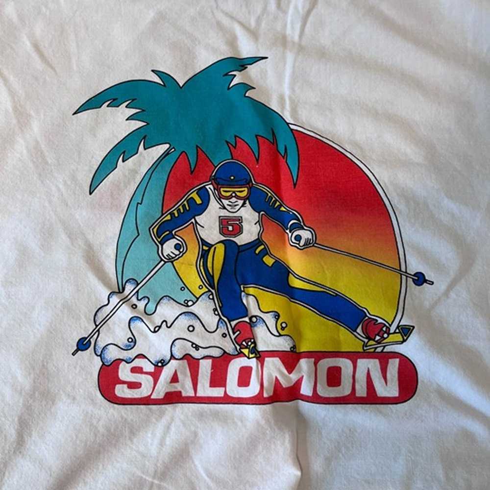 Vintage Salomon Shirt White Large - image 2