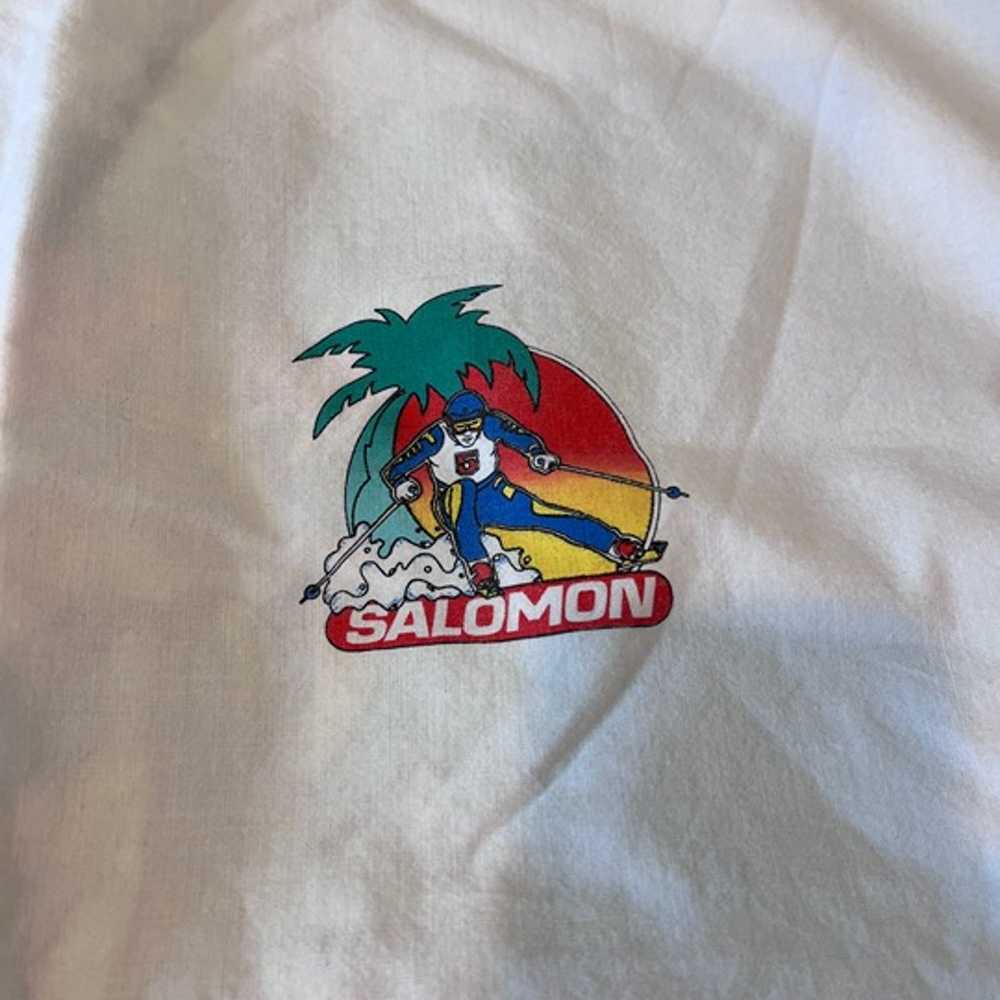 Vintage Salomon Shirt White Large - image 4