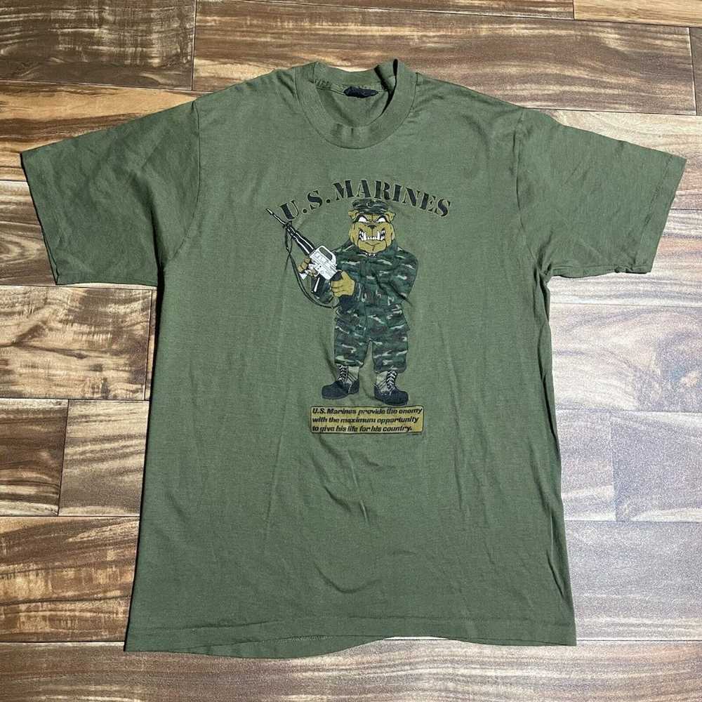 Vintage United States Marines Bulldog Commando Mi… - image 1