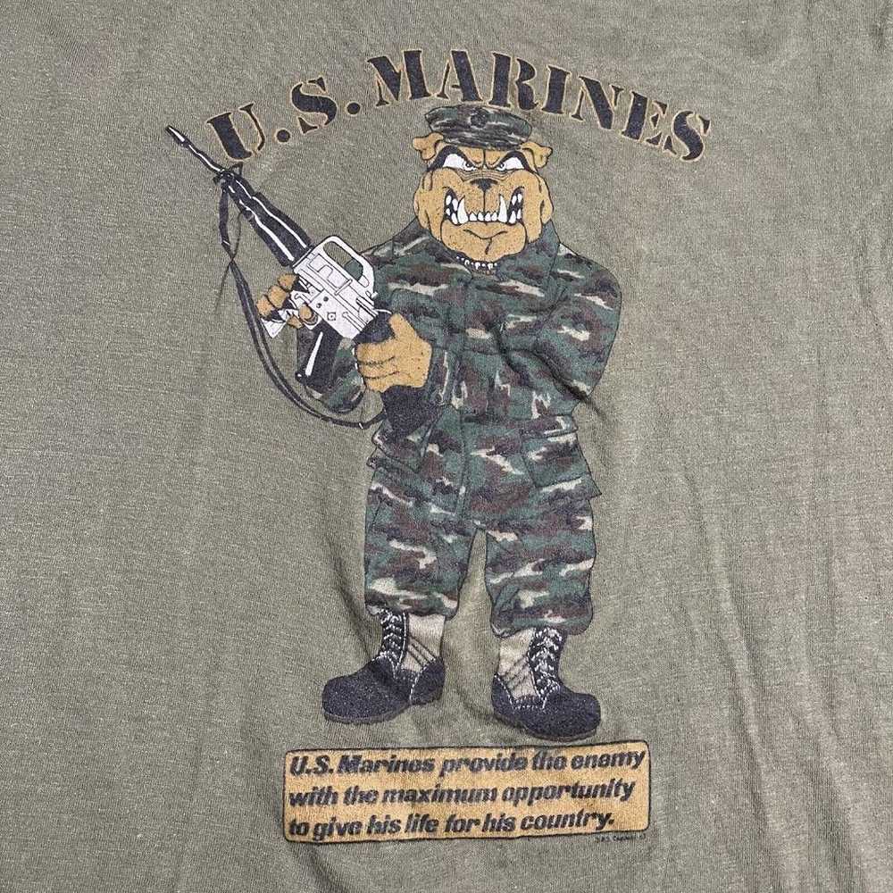 Vintage United States Marines Bulldog Commando Mi… - image 2