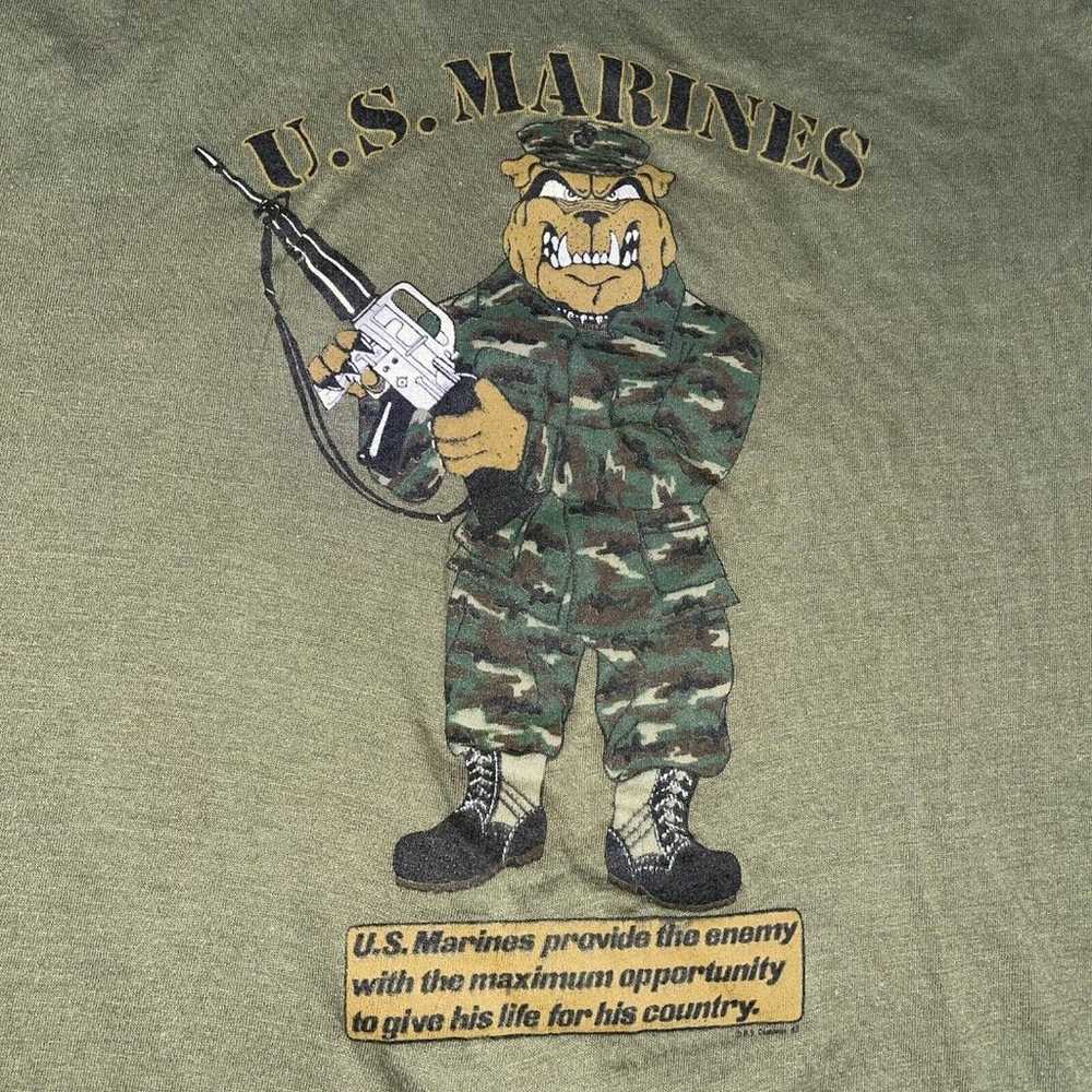 Vintage United States Marines Bulldog Commando Mi… - image 3