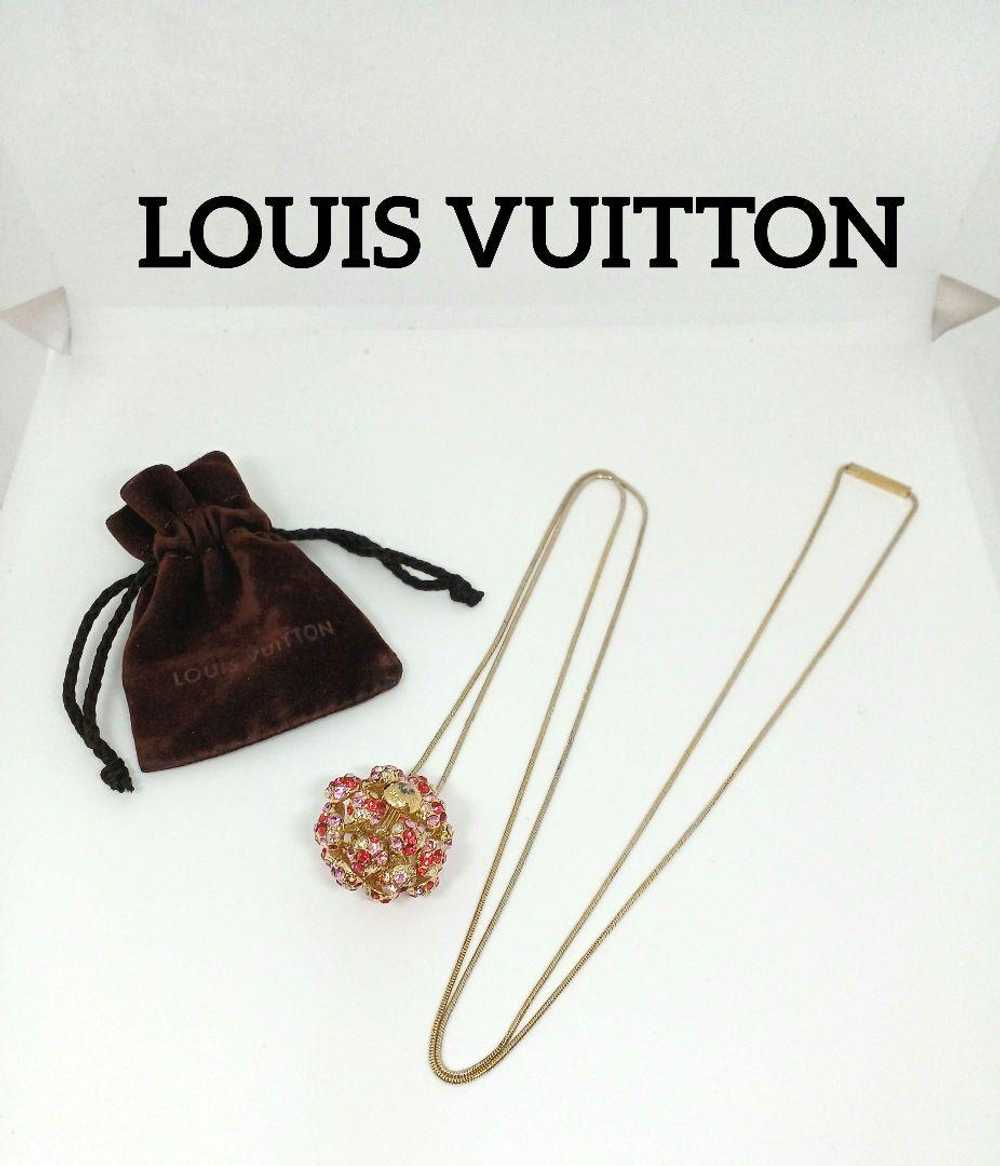 Louis Vuitton Necklace Rhinestone/Flower - image 4