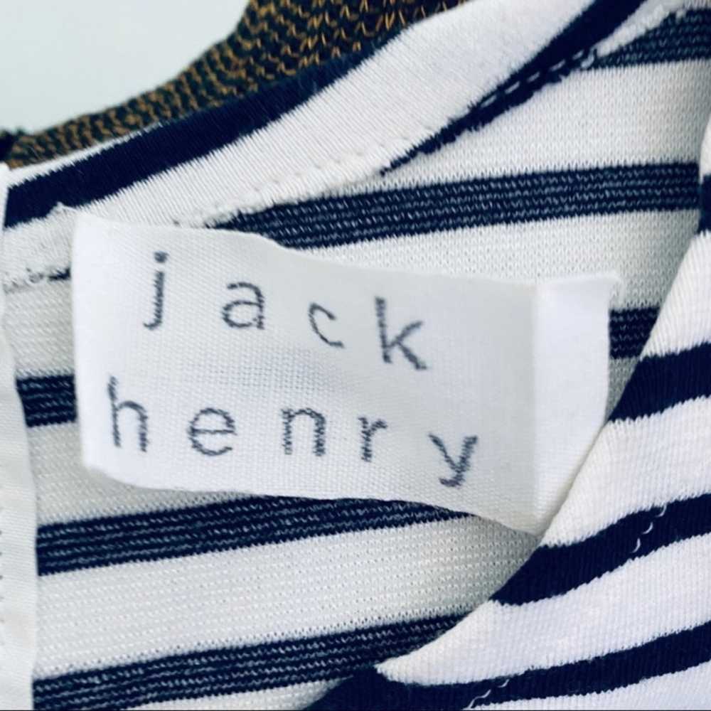 Jack Henry black and white striped crop top - image 5