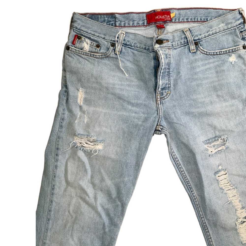 Vintage Y2K Hollister Distressed Low-rise Jeans S… - image 2