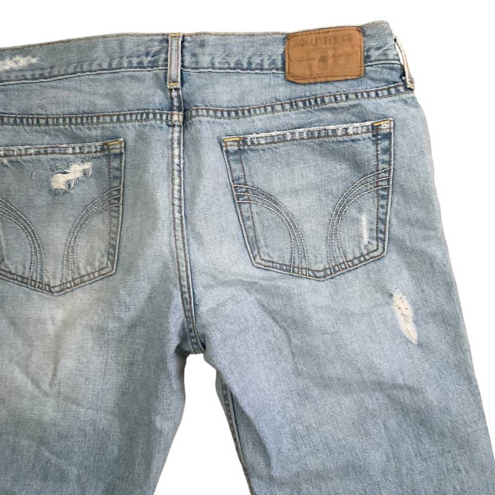 Vintage Y2K Hollister Distressed Low-rise Jeans S… - image 4