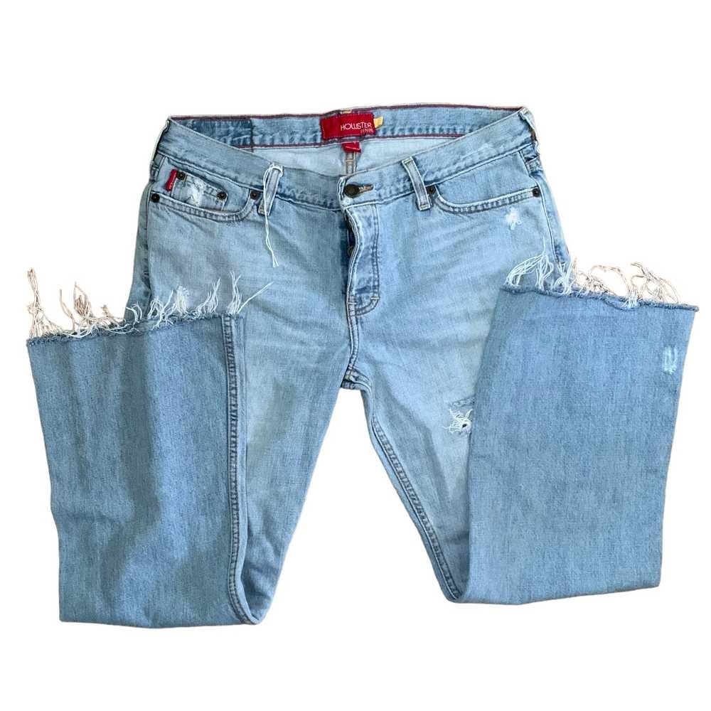 Vintage Y2K Hollister Distressed Low-rise Jeans S… - image 5