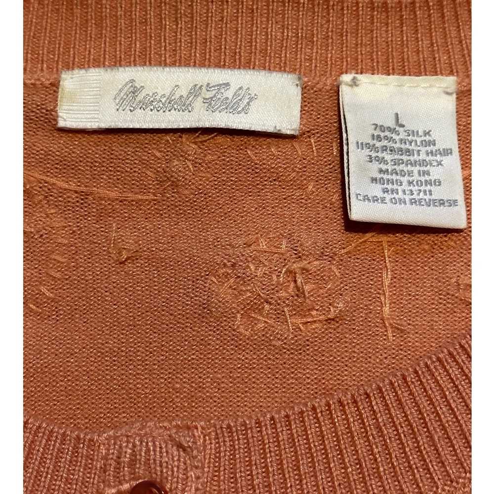 Vintage Marshall Fields Silk Blend Embelished Pea… - image 8