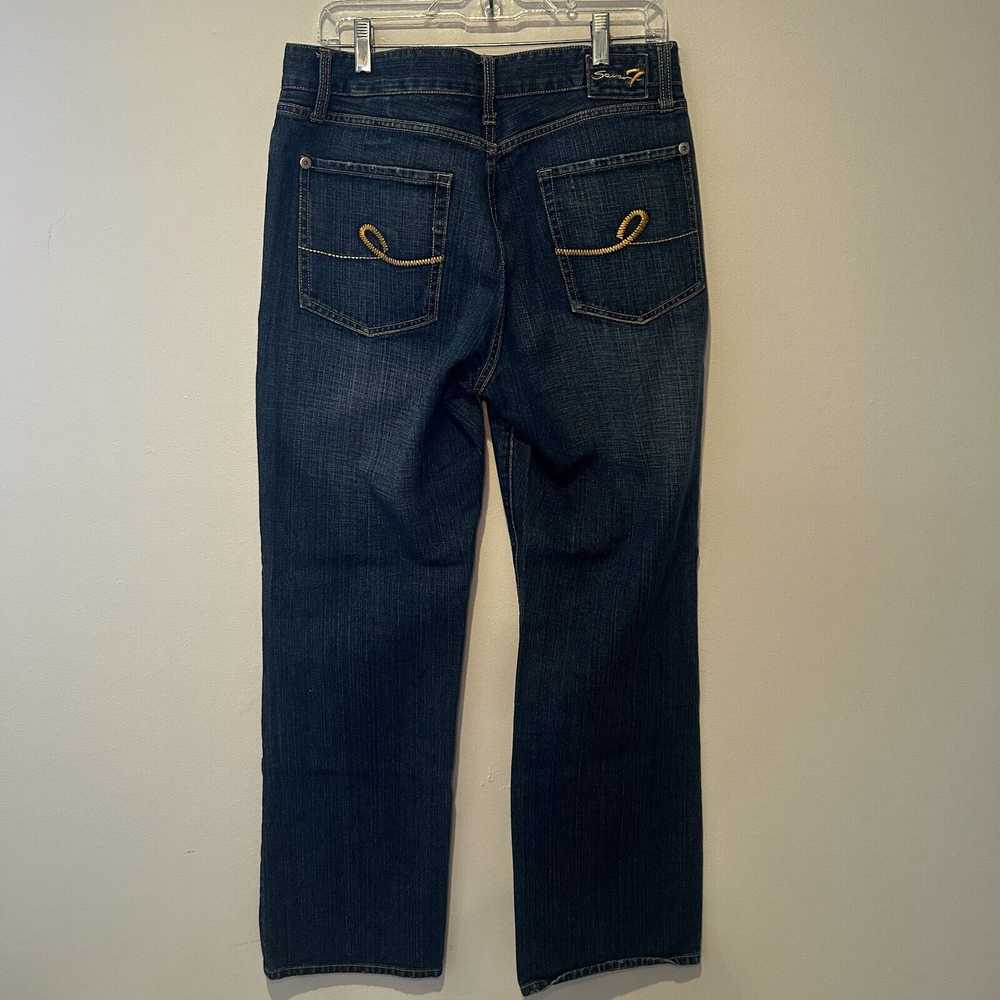 Seven7 Mens Premium Denim Jeans 34 Straight Leg B… - image 3