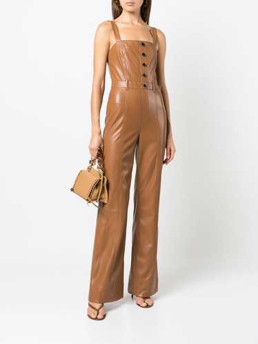 Alice + Olivia Camel Brown Linette Vegan Leather … - image 1