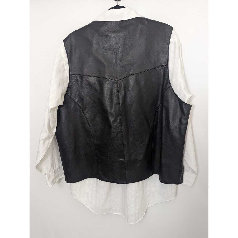 Phase 2 Genuine Leather Vest 2XL & Career Club Bu… - image 2