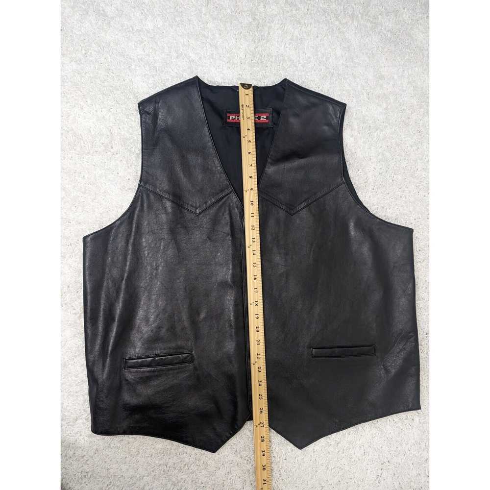 Phase 2 Genuine Leather Vest 2XL & Career Club Bu… - image 5