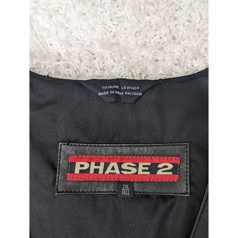 Phase 2 Genuine Leather Vest 2XL & Career Club Bu… - image 7