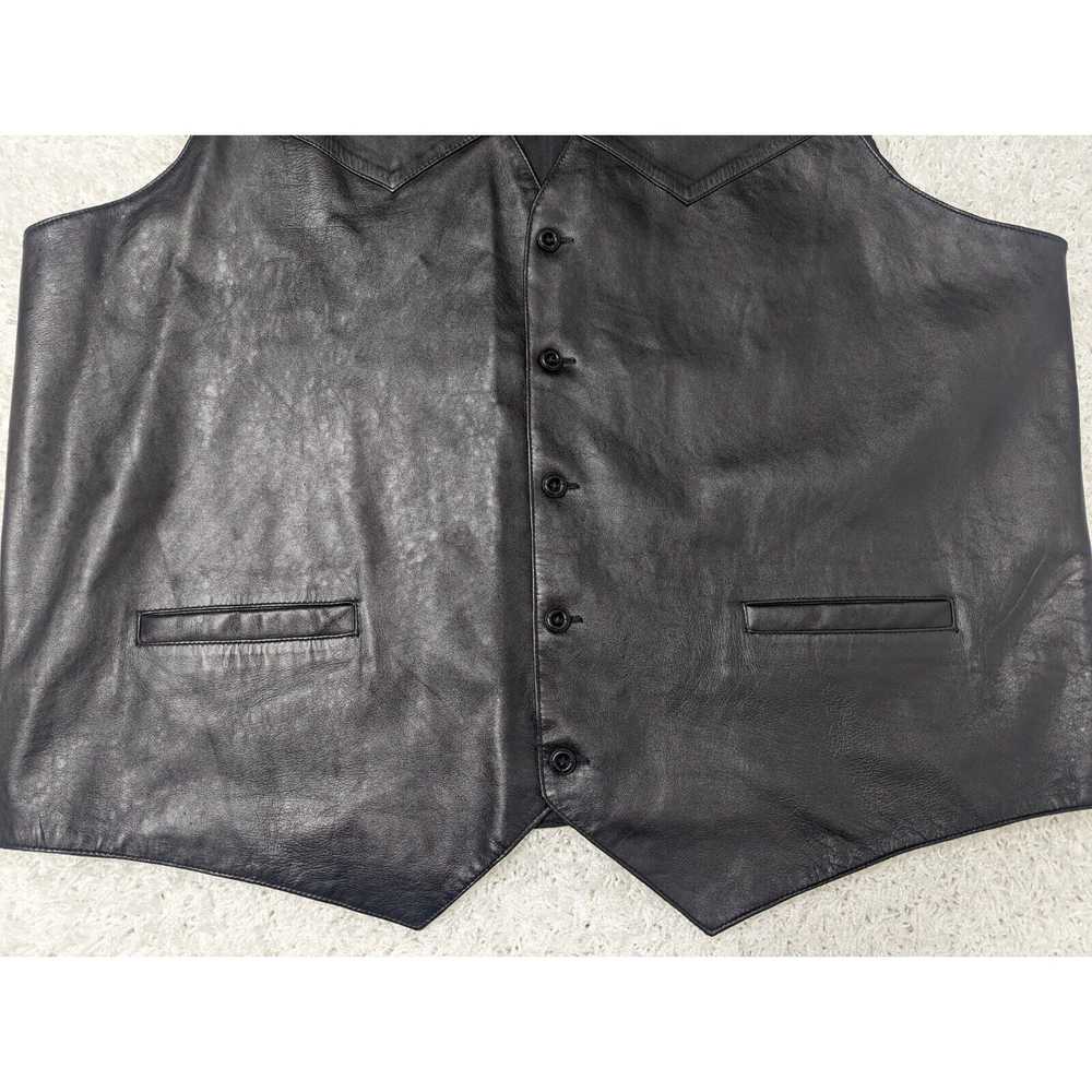 Phase 2 Genuine Leather Vest 2XL & Career Club Bu… - image 9
