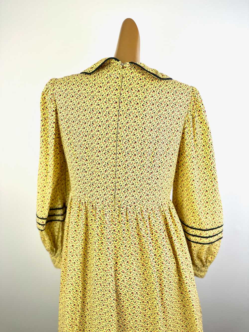 Vintage VTG 70s floral prairie  cottagecore dress - image 9