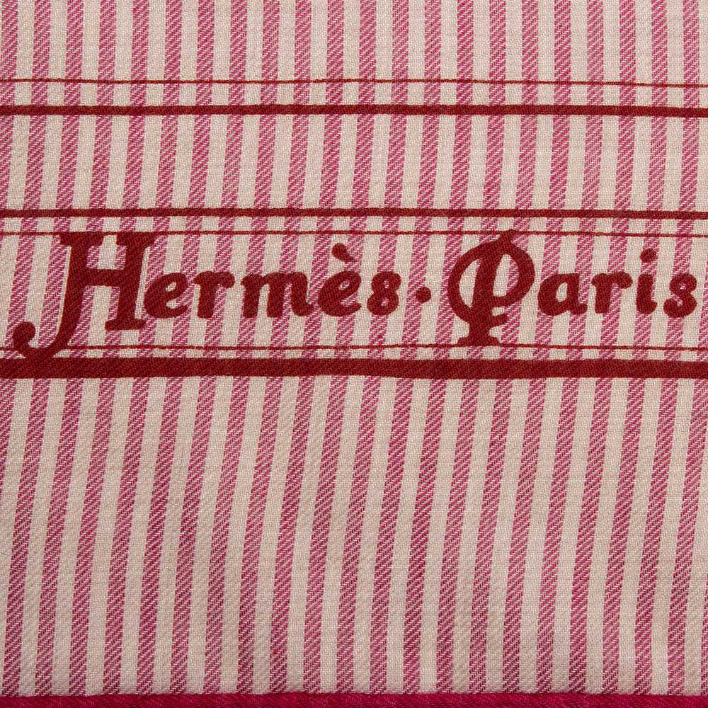 Hermes Cashmere Silk Panoplie Equestre 140cm Shawl - image 5
