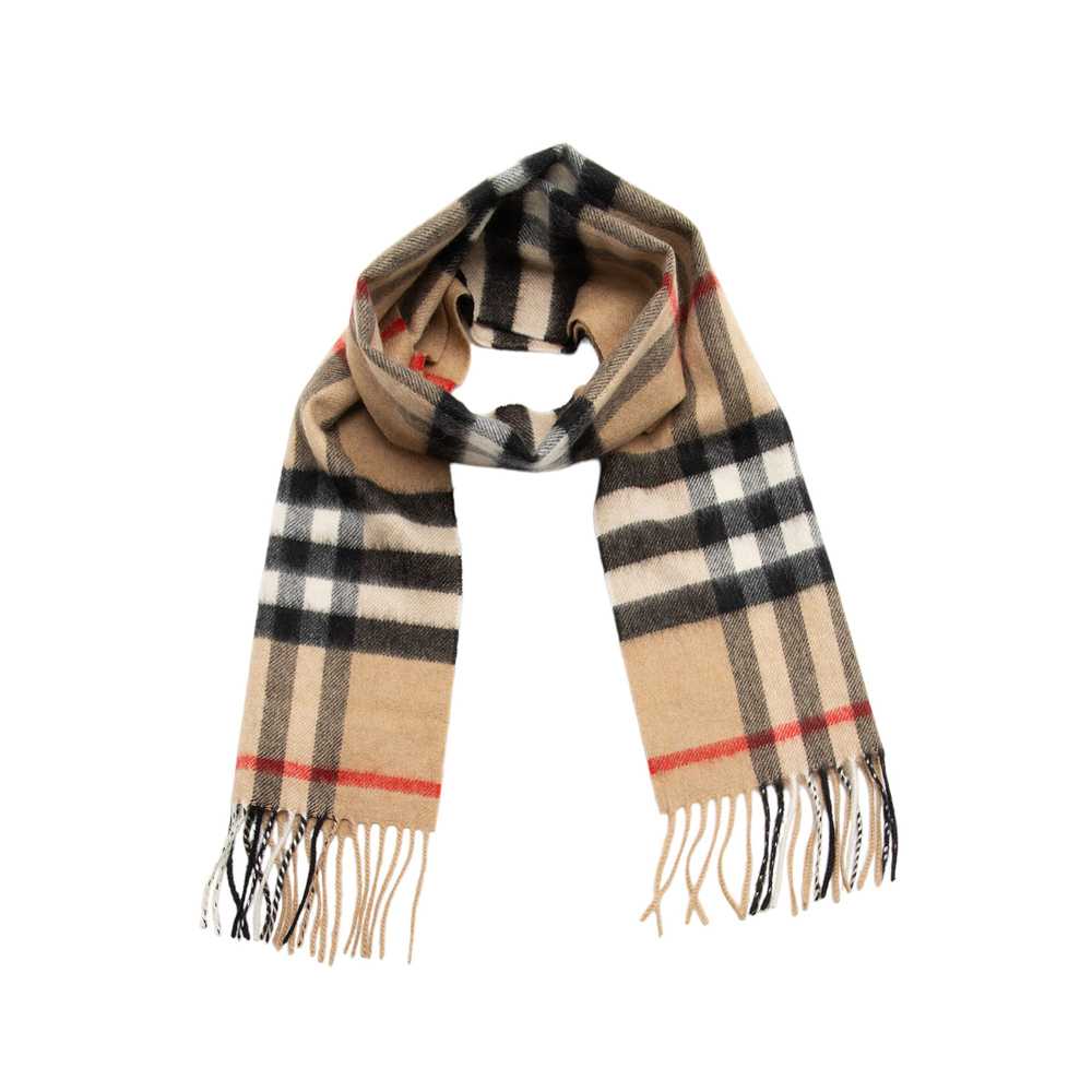 Burberry Cashmere Giant Check Small Scarf - image 2