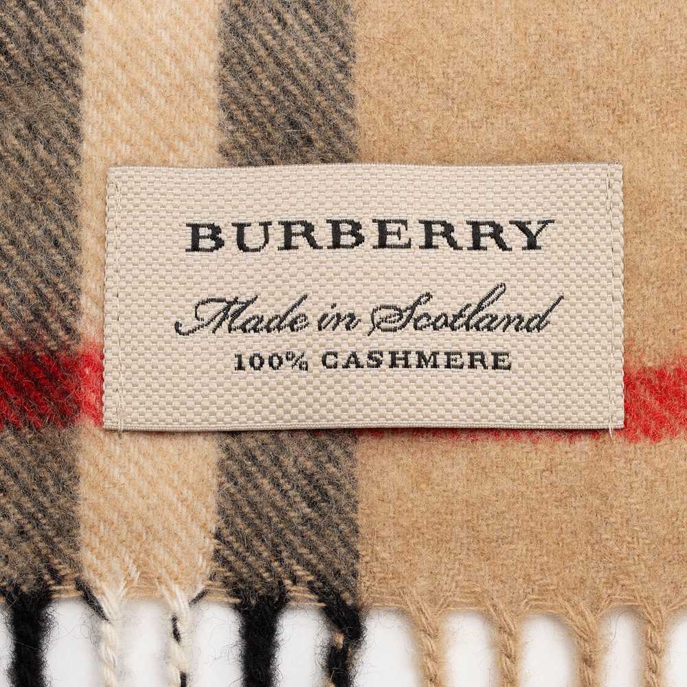 Burberry Cashmere Giant Check Small Scarf - image 4