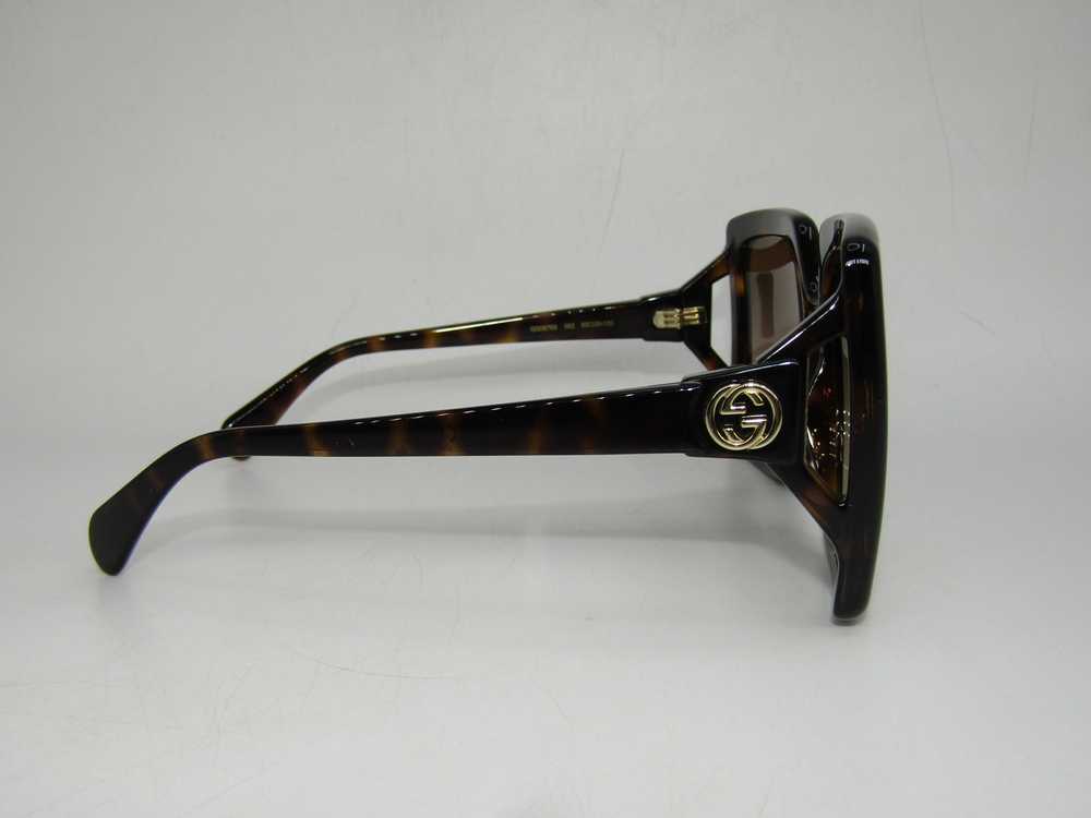 Gucci GG0876S Gradient Oversized Havana Sunglasse… - image 7