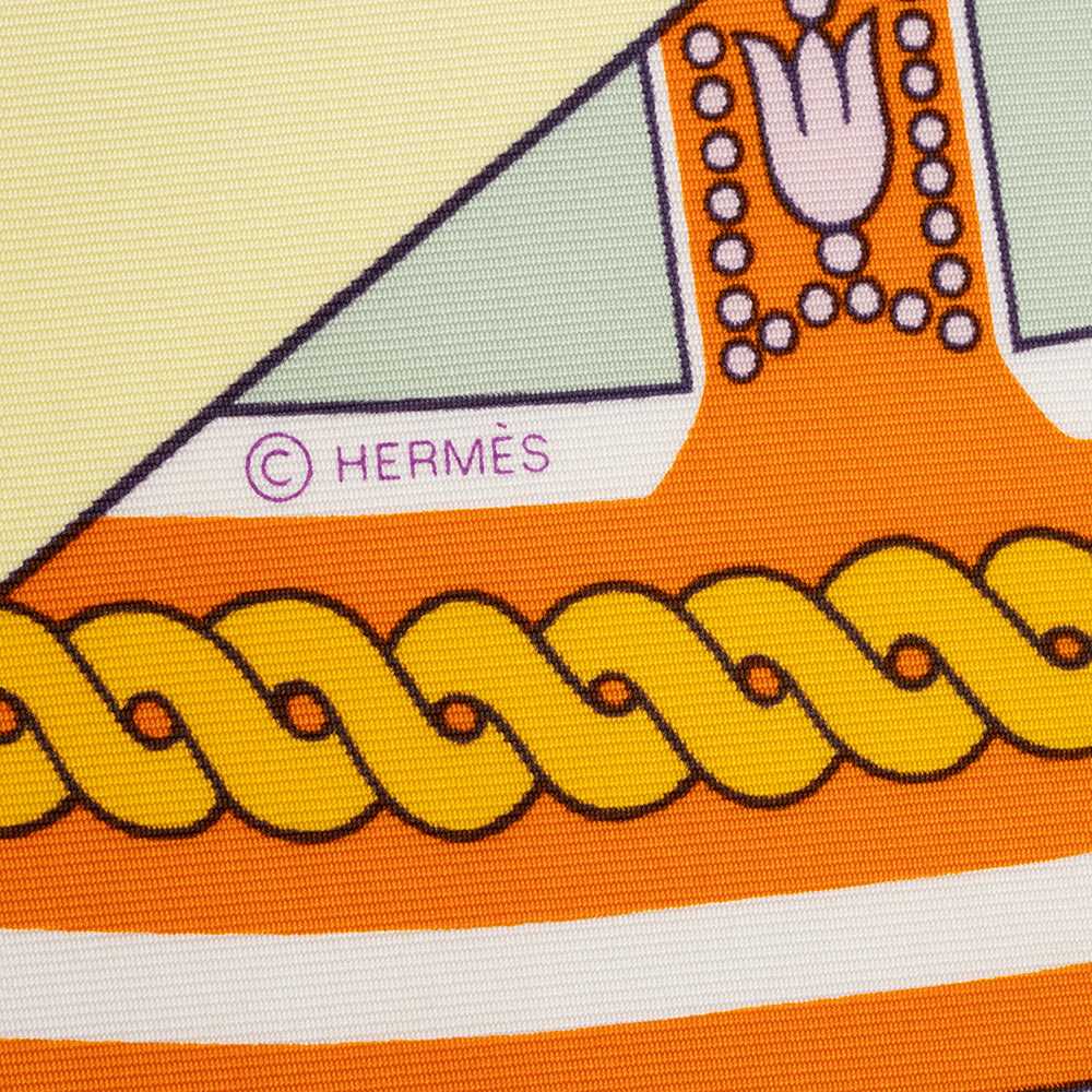 Hermes Silk Carre La Berline Bayadere 90cm Scarf - image 4
